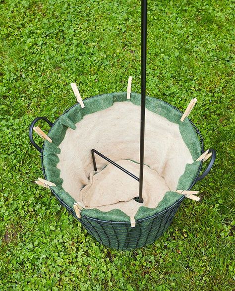 Shepherds Hook In Planter, Hanging Basket Hooks Outdoor, Hanging Hummingbird Feeders, Shepherd Hooks Garden Ideas, Diy Shepards Hook, Bird Bath Planter Ideas, Mason Jar Hummingbird Feeder, Diy Bird Bath Ideas, Hummingbird Bird Bath