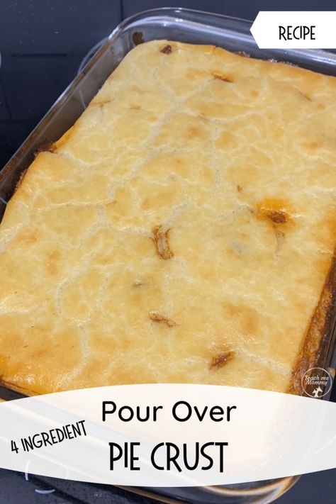 Pour Over Pie crust, quick and easy pie crust with only 4 ingredients! Saving time for moms! #teachmemommydotcom #recipes #cookingwithkids Pie Crust Recipe Easy, Montessori Teaching, Pie Dough Recipe, Easy Pie Crust, Literacy Games, Learning Cards, Counting Cards, Easy Pie, Homemade Pie Crusts