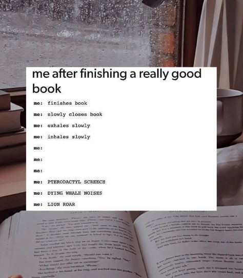 🖤Bookish Memes🖤 📚 Good morning all! Here are some more memes I saw and loved 😅 Honestly Tumblr is an amazing place for us Bookworms where we can spend the whole day reading everything books related while ignoring our tbr's😂or atleast that's what I have been doing lately. 📖 I somehow ended up in a reading slump and haven't read in anything in the last few weeks. This is just a small reminder that book slumps aren't bad. They are like a small little break we give ourselves before once again ... Tumblr, Reading, Reading Slump, Good Morning All, I Saw, Book Worms, Good Books, The Good Place, Good Morning