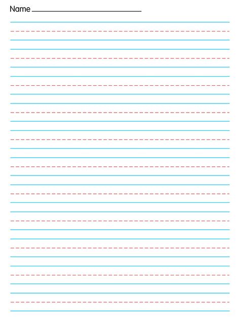 Primary Writing Paper Template Pinterest Handwriting, Handwriting Paper Template, Handwriting Paper Kindergarten, Primary Writing Paper, Notebook Paper Template, Free Paper Printables, Free Writing Paper, Handwriting Sheets, Writing Paper Template