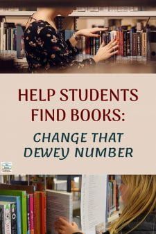 Blog post with practical tips for making the most of the Dewey system by changing numbers when needed to group books together Dewey Decimal Scavenger Hunt, Dewey Decimal System Activities, Dewey Decimal System Posters, Teaching Dewey Decimal System School Libraries, Library Checkout, Library Store, Elementary Library Shelf Signs, Library Management, Decimal Numbers