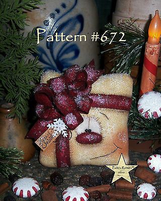 Primitive Christmas Patterns, Primitive Doll Patterns, Primitive Patterns, Easy Christmas Decorations, Ornament Pattern, I Am So Happy, Snowman Crafts, Primitive Christmas, Paper Pattern