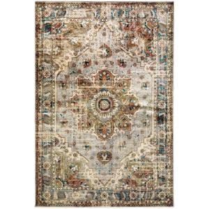 nuLOOM Tabetha Tribal Medallion Green 5 ft. x 7 ft. 5 in. Area Rug-RZIN06A-5075 - The Home Depot Red Pumpkin, Medallion Area Rug, Area Rug Sets, Persian Pattern, Medallion Rug, Rug Blue, Rug Sets, Deep Teal, Pumpkin Orange