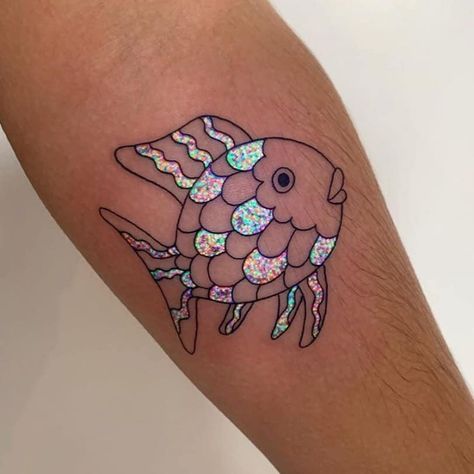 Are UV Tattoos or UV Ink Safe Neon Tattoo, Uv Tattoo, Rainbow Tattoos, Light Tattoo, Tatuaje A Color, Glitter Tattoo, Rainbow Fish, Up Tattoos, Black Ink Tattoos