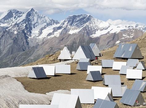 Weird Architecture, Switzerland House, Homeless Housing, Take Shelter, Base Camp, Zermatt, Roof Solar Panel, Sierra Nevada, Tiny House Design