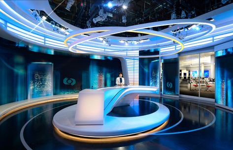 Broadcast Studio Design, Broadcast Studio, Interactive Gallery, Concert Stage Design, Tv Set Design, Virtual Studio, Parametric Architecture, Tv Set, Tv Design