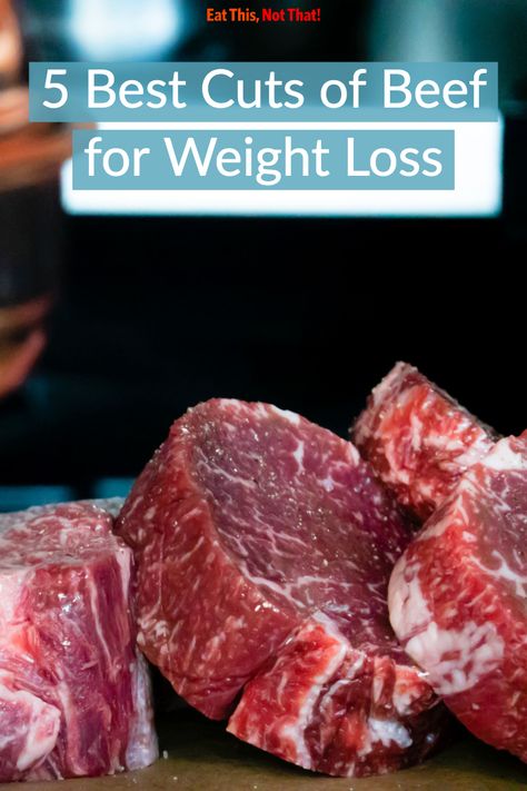 Stick to these leaner, healthier cuts of steak and watch those pounds melt away. #weightloss #weightlosshacks #beef #meathacks #weightlossmeat Lean Beef Recipes, Cuts Of Steak, Best Cut Of Steak, Healthy Steak, Lean Meat Recipes, Healthy Beef, Steak Cuts, Low Carb Diet Recipes, Lean Beef