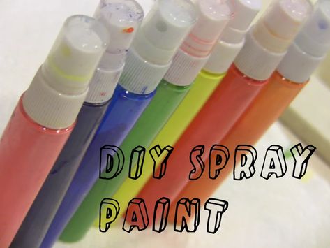 DIY Spray Paint : 4 Steps (with Pictures) - Instructables Homemade Finger Paint, Useful Projects, Diy Spray Paint, Kids Homemade, Homemade Art, Acrylic Spray Paint, Colorful Paintings Acrylic, Diy Sprays, Art Supply Stores