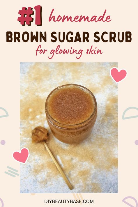 If you ever wondered how to make sugar scrub, you will be delighted with this brown sugar scrub recipe and tutorial. The recipe is incredibly easy to make and you most likely have all the ingredients in your home already (sugar, coconut oil, sweet almond oil, vanilla) . Once you see how inexpensive and easy to make this DIY sugar scrub is, you will never need to buy one again. Neither will you want to ;) Brown Sugar Face Scrub Diy, Sugar Scrub Diy Without Coconut Oil, Brown Sugar Body Scrub Diy, Brown Sugar Scrub Diy, Brown Sugar Scrub Recipe, Make Sugar Scrub, Sugar Body Scrub Recipe, Diy Brown Sugar, Sugar Body Scrub Diy