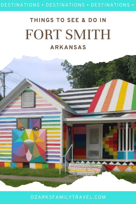 Looking for something fun to do with the family. Explore the gateway to the Western Frontier in Fort Smith, Arkansas. #ozarksfamilytravel #familyvacationideas #travelingwithkids Fort Smith Arkansas Things To Do, Fort Smith Arkansas, Fitness Trail, Western Frontier, Trail Of Tears, Fort Smith, House Museum, Nature Center, Native American History