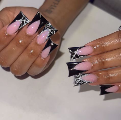 Nail Suggestions, Duck Nail, Baddie Wallpaper, Nail Practice, Halloween Acrylic Nails, Duck Nails, Hard Nails, Colored Acrylic Nails, Glow Nails