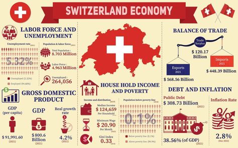 Economy Infographic, Gross Domestic Product, Unemployment Rate, Forced Labor, We're Hiring, Visual Representation, Statistics, Creative Fabrica, Linux