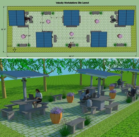 School Patio Ideas, Outdoor Recreational Area, School Yard Ideas, School Courtyard Ideas, Outdoor Study Area, School Yard Design, Outdoor School Spaces, Outdoor Study Space, Outdoor Community Space