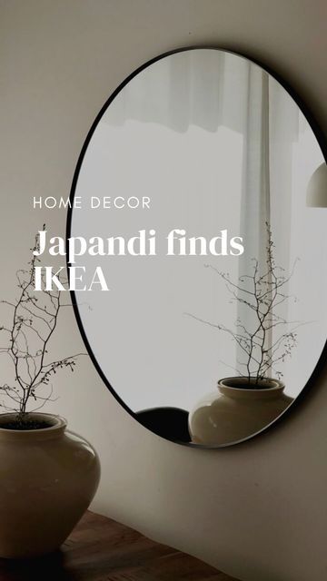 Aleksandra Lozinska on Instagram: "💬Comment “Japandi Finds” 💬 for clickable links. I’m thrilled to introduce my new series, exploring the art of Japandi home decor on a budget! 🏡✨ Many of you requested IKEA products, and I’ve curated a selection that perfectly embodies the harmonious blend of Japanese minimalism and Scandinavian coziness. IKEA has so many products that I am sure there will be part two 👌🏼Table inpiration photo is from pinterest from @sallashouse ❤️ #JapandiOnABudget #IKEAFinds #HomeDecorInspiration #Japandi #Neutrals" Scandinavian Interior Ikea, Japandi Ikea Living Room, Ikea Japandi Style, Japandi Entryway Ideas, Japandi Ikea Hack, Japandi Mirror, Ikea Japandi, Japandi Ikea, Japandi Entryway