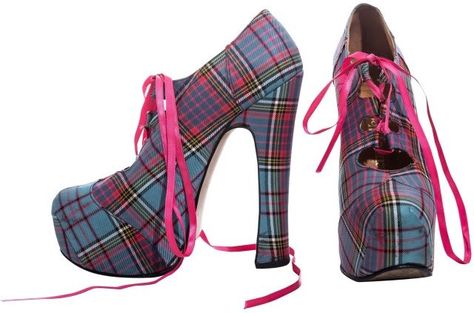 Vivienne Westwood Heels, Vivienne Westwood Tartan, Nana Clothes, Vivienne Westwood Fashion, Vivienne Westwood Shoes, Round Toe Pumps, Trendy Fashion Tops, Buckle Boots, Shoe Covers