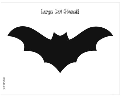 Whether you're a fan of cute bats or simply looking for an easy Halloween craft, these free bat template printables are here to help. Pumkin Stencils, Bat Stencil, Bat Outline, Bat Printable, Bat Template, Easy Halloween Craft, Cute Bats, Crafts Love, Paper Bat