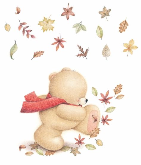 Portfolio Moodboard, Happy Thanksgiving Pictures, Forever Friends Bear, Baby Animal Drawings, Classroom Art Projects, Teddy Bear Pictures, Bear Illustration, Forever Friends, Twitter Profile