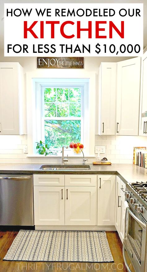 Kitchen Cabinets On A Budget, White Kitchen Remodel, Buy Kitchen Cabinets, Complete Kitchen Remodel, Cottage Kitchen Cabinets, Simple Kitchen Remodel, Outdoor Kitchen Cabinets, Budget Kitchen Remodel, Classic White Kitchen