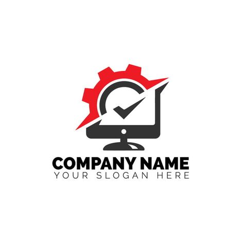 Professional And Modern Computer Repair Logo Computer Repair Logo, Cse Logo, Computer Logo Design, Laptop Logo, Mechanic Logo Design, Computer Repair Business, Logo Computer, Shop Banner Design, Computer Repair Shop