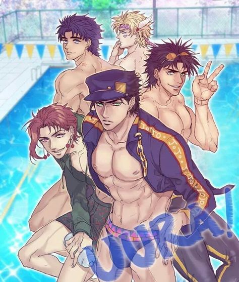 . Animated Man, Jojo's Bizarre Adventure Anime, Jotaro Kujo, Fandom Crossover, Jojo Anime, Jojo Bizzare Adventure, Handsome Anime Guys, Handsome Anime, Comic Character