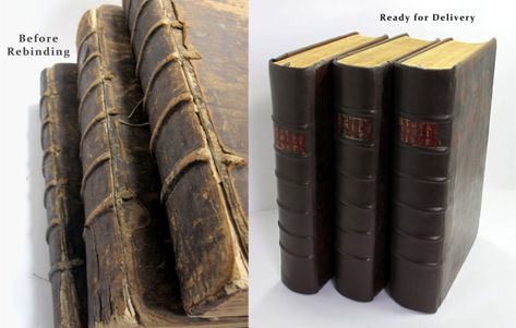 Book Repairs, leather binding, book restoration and rebinding Book Restoration, Conservation Activities, Binding Book, Book Care, Book Repair, Family Bible, Globe Theater, Leather Binding, Leather Bound Books