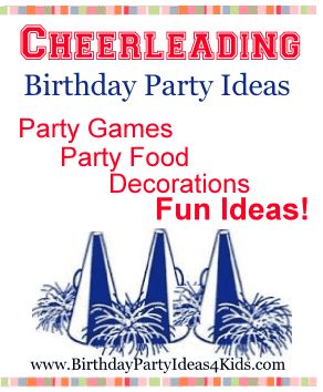 Cheerleading Birthday Party Theme Ideas for kids Cheer Party Ideas, Cheerleading Birthday Party Ideas, Cheer Party Decorations, Birthday Party Ideas For Teens, Cheerleader Birthday Party, Cheerleading Birthday, Cheer Birthday Party, Party Ideas For Teens, Cheerleader Party