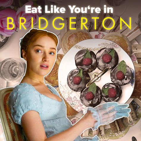 Bridgerton Dinner Ideas, Bridgerton Dinner Party Food, Bridgerton Inspired Snacks, Regency Era Recipes, Bridgerton Themed Snacks, Bridgerton Theme Party Food, Bridgerton Food Recipes, Bridgerton Inspired Food, Bridgerton Breakfast