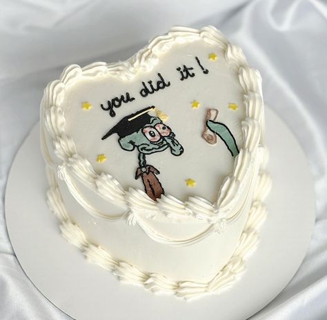 Passed The Bar Exam Cake, Birthday Cake For Teacher Ideas, Squidward Graduation Cake, Senior Cake Ideas, Masters Degree Cap Ideas, Pharmacist Cake Ideas, Graduation Cake Ideas College, Graduation Cakes 2024, Psychology Graduation Party