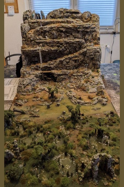 Dnd Diy, Dnd Crafts, Dnd Minis, Wargaming Table, Warhammer Terrain, Dungeon Master's Guide, Warhammer Paint, Game Terrain, Tabletop Rpg Maps