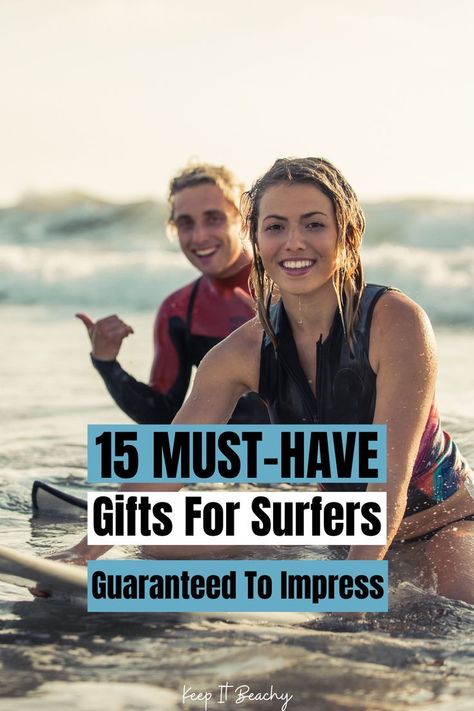 I am currently shopping for my brother who loves to surf and this list of gift ideas for surf lovers is exactly what I needed. He is going to love the new surf wax, surfboard leash, and surfboard… More Surfer Lifestyle Surf Life, Surf Aesthetic Outfit, Surf Shop Aesthetic, List Of Gift Ideas, Surf Bag, Best Surfboards, Surf Wax, Surf Birthday, Surfer Lifestyle