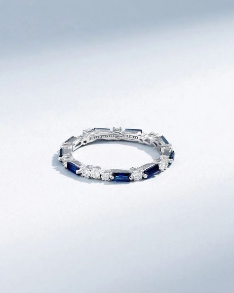 Shop Rings for Women and Girls Online | Suzanne Kalan® – Page 2 Blue Sapphire Eternity Band, Blue Sapphire Wedding Band, Gold Eternity Band, Sapphire Eternity Band, Sapphire Solitaire Ring, Sapphire Band, Sapphire Solitaire, Eternity Ring Diamond, White Gold Band