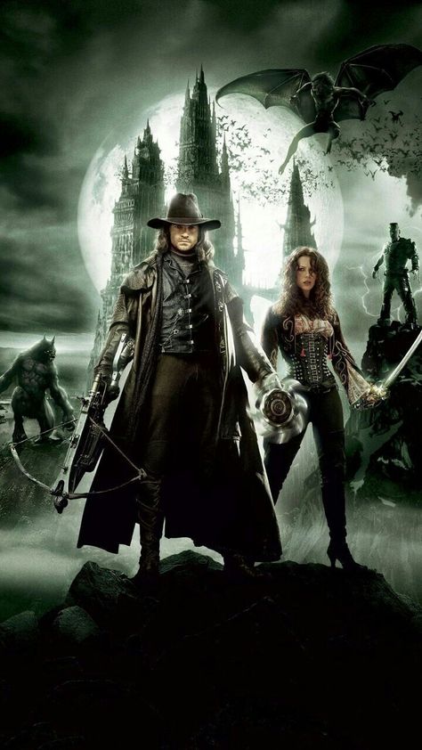 Van Helsing Dracula, Van Helsing 2004, Gif Terror, Movie Funny, Wallpapers For Phone, Van Helsing, Vampire Movies, Top Film, Horror Movie Art