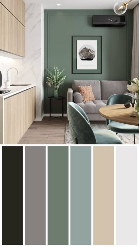 40 Best Two Colour Combination for Living Room Modular Kitchen Cabinets Colour Combinations, Home Wall Colour, Modular Kitchen Cabinets, Wall Mount Tub Faucet, Feature Wall Living Room, Living Room Wall Color, Dining Room Paint, Backyard House, Organic Modern Decor Living Room