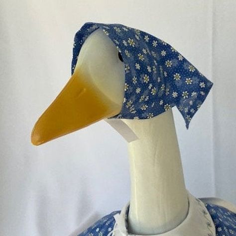 Goose Dress, Goose Clothes, Raincoat Outfit, Farmer Wife, Cotton Apron, Printed Cotton Dress, Cotton Lace, Handmade Clothes, Blue Bags