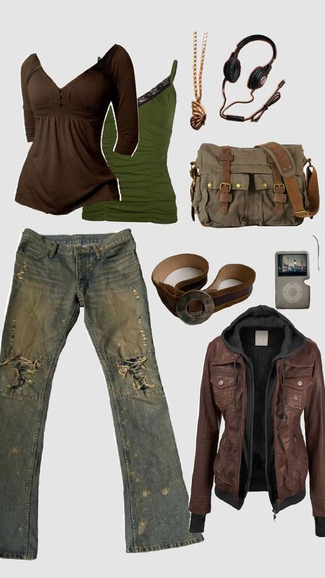 Newt Maze Runner Outfit, Cute Zombie Apocalypse Outfits, Dystopia Outfit Aesthetic, The Last Of Us Clothes, Apocolapyse Outfits, Tlou Inspired Outfits, Dystopian Aesthetic Outfit, Zombiecore Aesthetic Outfits, Zombie Apocalypse Items