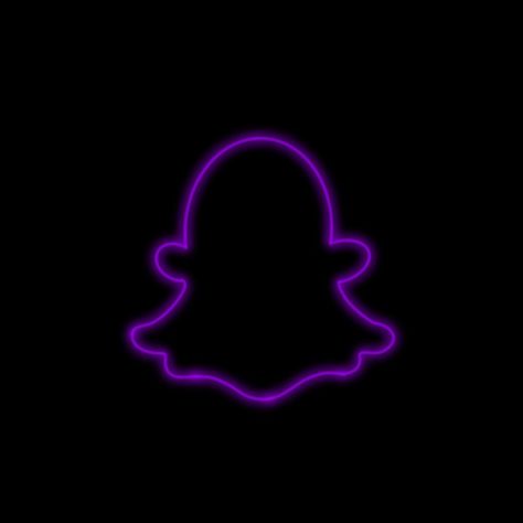 ☀️  #icon #colorful Amazon Logo Neon, Purple Snapchat, Snapchat App Icon, Snapchat App, Neon Icons, Snapchat Logo, Purple Aesthetic Background, Midnight Purple, Purple Icon