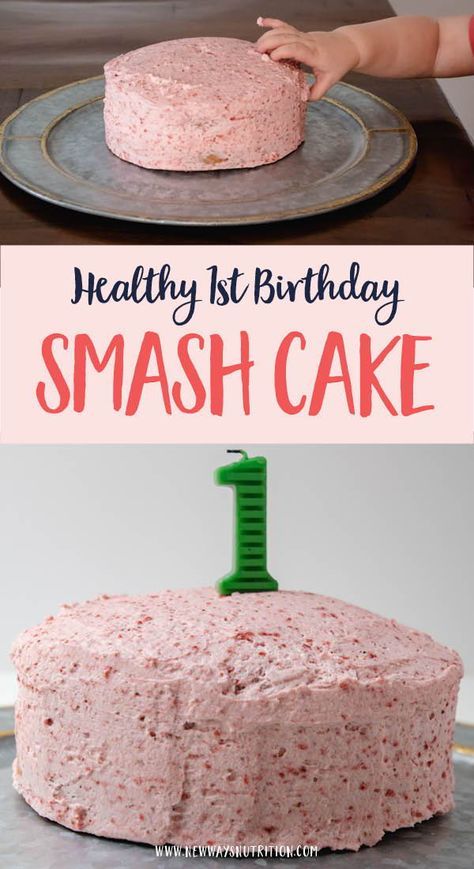 Healthy Smash Cake, Healthy Birthday Cakes, Smash Cake Recipes, Healthy Birthday, Cake Light, Birthday Smash Cake, Baby Cake Smash, Healthy Baby Food, Cake Vegan