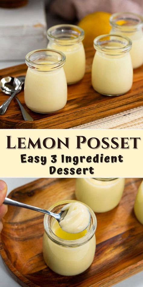 Lemon Posset Recipe, Posset Recipe, Lemon Posset, Lemon Dessert Recipes, Cream Desserts, Whipping Cream, Classic Desserts, Lemon Desserts, Lemon Recipes