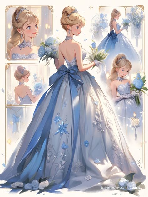 Anime Gown, Drawing Dress, Disney Princess Fashion, Dress Design Drawing, 파티 드레스, Drawing Fashion, Fantasy Dresses, Fashion Drawing Dresses, Dress Design Sketches