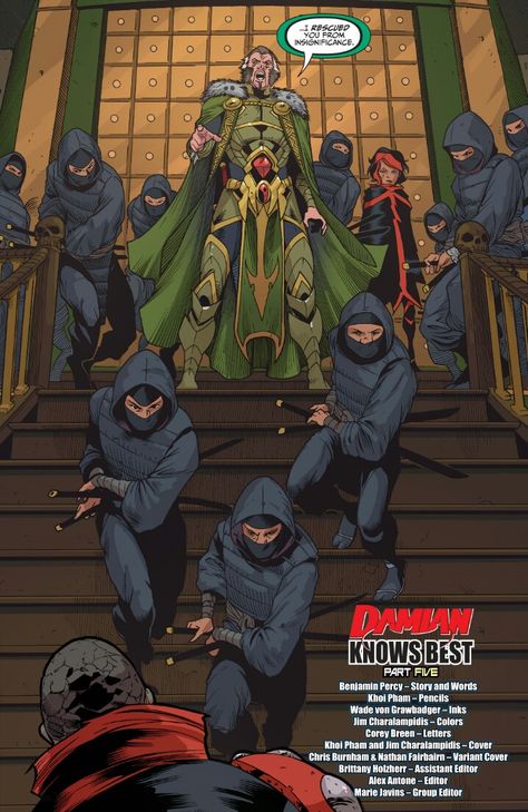 Ra Al Ghul, Titans Rebirth, Robin Damian Wayne, Ra's Al Ghul, Superhero Comics Art, Ras Al Ghul, Robin Comics, Batman Wonder Woman, Comic Layout