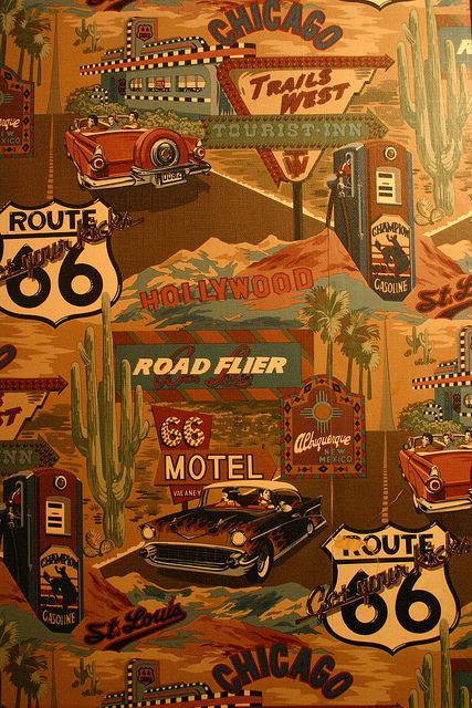 Route 66, Launching Pad Diner, Wilmington, Illinois                                                                                                                                                                                 More Route 66 Wallpaper, Route 66 Sign, Ideas Vintage, Retro Wallpaper, Poster Vintage, Vintage Travel Posters, Route 66, Wallpapers Vintage, Vintage Travel