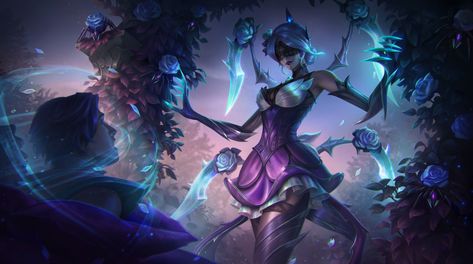 League Of Legends Skins, Hero Pose, Withered Rose, Spider Queen, Splash Art, Romantic Goth, Dark Romantic, 8k Wallpaper, Riot Games