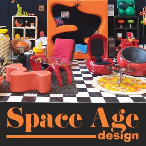 With designes like : Verner Panton, Joe Colombo, Luigi Colani, Vico Magistretti, Eero Aarnio, Raymond Loewy, Peter Ghyczy, Ernest Igl, Olaf Von Bohr Space Age Interior, Space Age Furniture, Googie Design, Cubicle Design, Luigi Colani, Atomic Space Age, Eero Aarnio, 70s Interior, Raymond Loewy