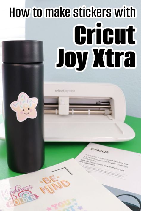 Learn how to use the print then cut function to make stickers with the Cricut Joy Xtra Making Stickers With Cricut Joy, Cricket Joy Xtra Projects, Cricket Joy Xtra, Cricut Joy Xtra Projects Beginner, Cricut Joy Extra, Cricut Joy Extra Projects, Cricut Joy Xtra, Cricut Joy Xtra Projects, Oscar Drawing