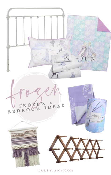 Disney Frozen 2 Bedroom Ideas for your little Frozen fan! Frozen 2 Bedroom Ideas, Frozen Themed Room Ideas, Subtle Frozen Bedroom, Frozen Theme Bedroom Ideas, Girls Frozen Bedroom Ideas, Frozen Kids Room, Frozen Bedroom Ideas Toddler, Frozen Toddler Room, Frozen Room Ideas Bedrooms