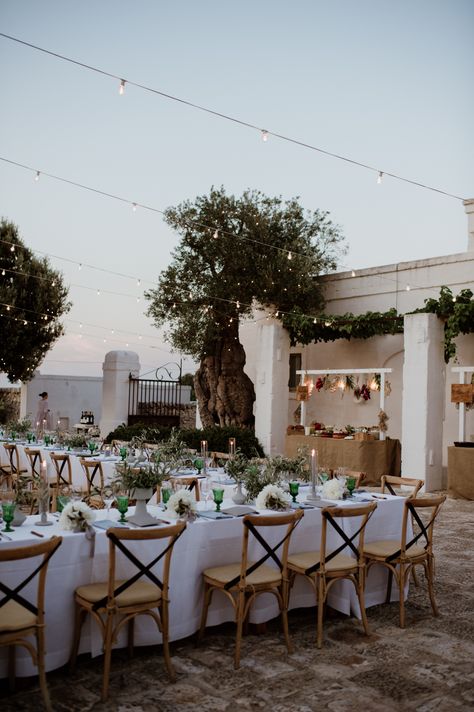 Masseria in Puglia, wedding dinner set up. Event Production Design, Best Destination Wedding Locations, Italian Wedding Venues, Weddings In Italy, Getting Married In Italy, Event Production, Wedding Venue Decorations, Destination Wedding Locations, Puglia Italy