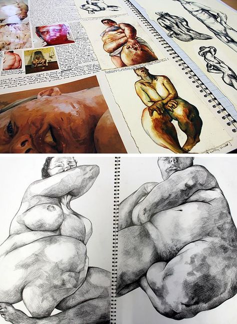 Croquis, Jenny Saville, Creative Sketchbook, Sketchbook Layout, Gcse Art Sketchbook, A Level Art Sketchbook, Observational Drawing, Art Students, Artist Sketchbook