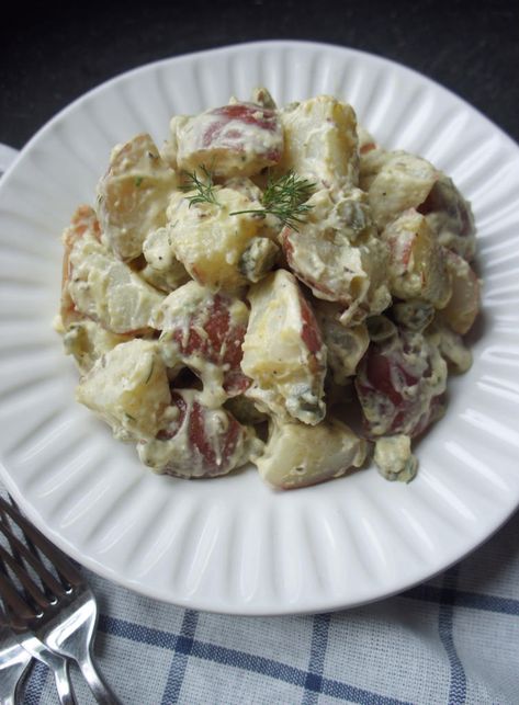 The Ultimate Jewish Potato Salad | The Nosher Making Potato Salad, Shabbat Recipes, Jewish Cuisine, Potato Salad Recipe, Kosher Recipes, Fruit Salad Recipes, How To Cook Potatoes, Jewish Recipes, Potatoe Salad Recipe