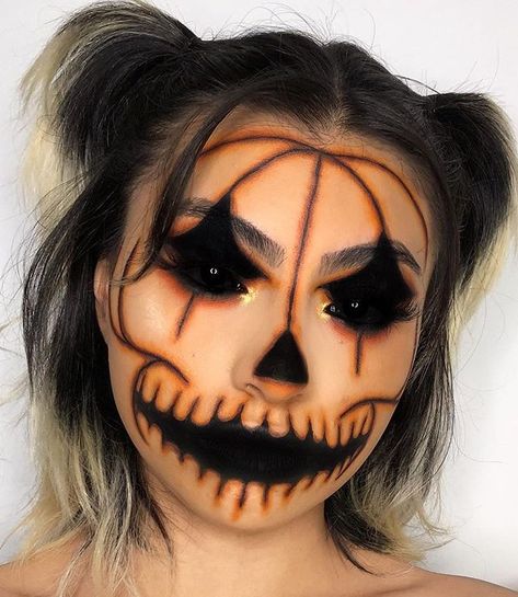 Makeup Horor, Halloween Makeup Clown, Halloweenský Makeup, Holloween Makeup, Uhyggelig Halloween, Creepy Halloween Makeup, Cute Halloween Makeup, Halloween Makeup Diy, Halloween Beauty