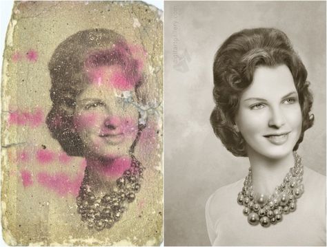 Denis Zilber, Photoshop Face, Old Photo Restoration, Digital Photo Organization, Preserving Photos, Retouching Tutorial, Photography Organizations, Photo Fix, Photo Repair